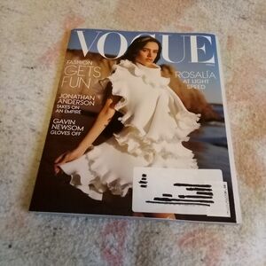 Vogue Magazine Rosalia at Light Speed/Fashion Goes Fun Spring 2026